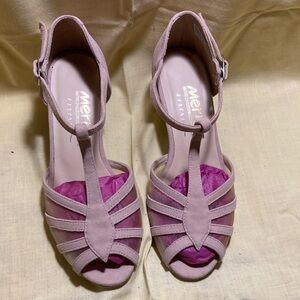 Merlet Women's Light Beige Heels, Ballroom